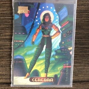 ’94 Marvel Masterpieces trading card: Cerebra #22